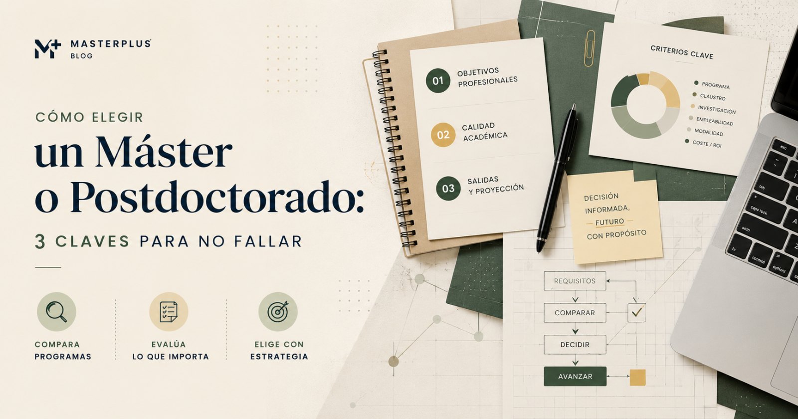 Cómo elegir un Máster o Postdoctorado: 3 claves para no fallar